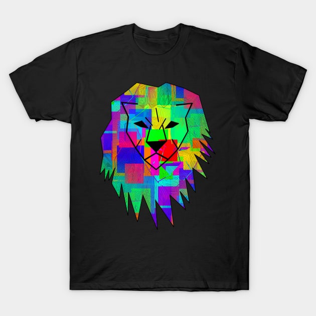 Colorful Lion T-Shirt by Shrenk